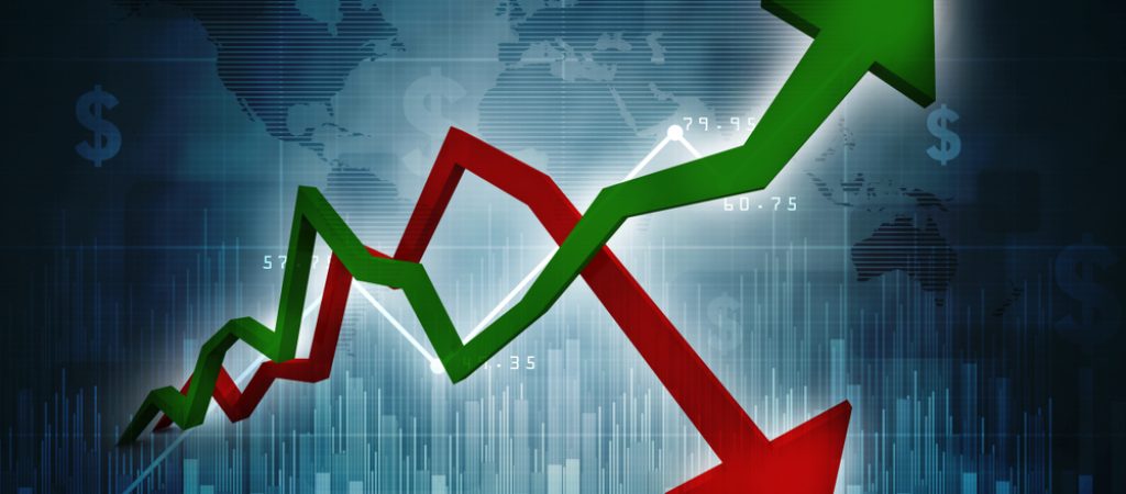 3d,Illustration,Inflation,And,Deflation,Graph