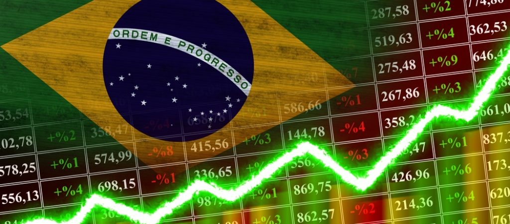 Brazil,Flag,,Finance,Graph,,Financial,Chart,,Stock,Market,,Stock,Exchange