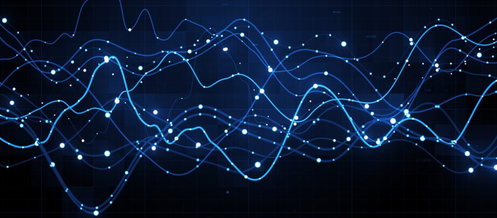 3d,Render,Abstract,Graph,With,Grid,And,Particles.,Perfect,For